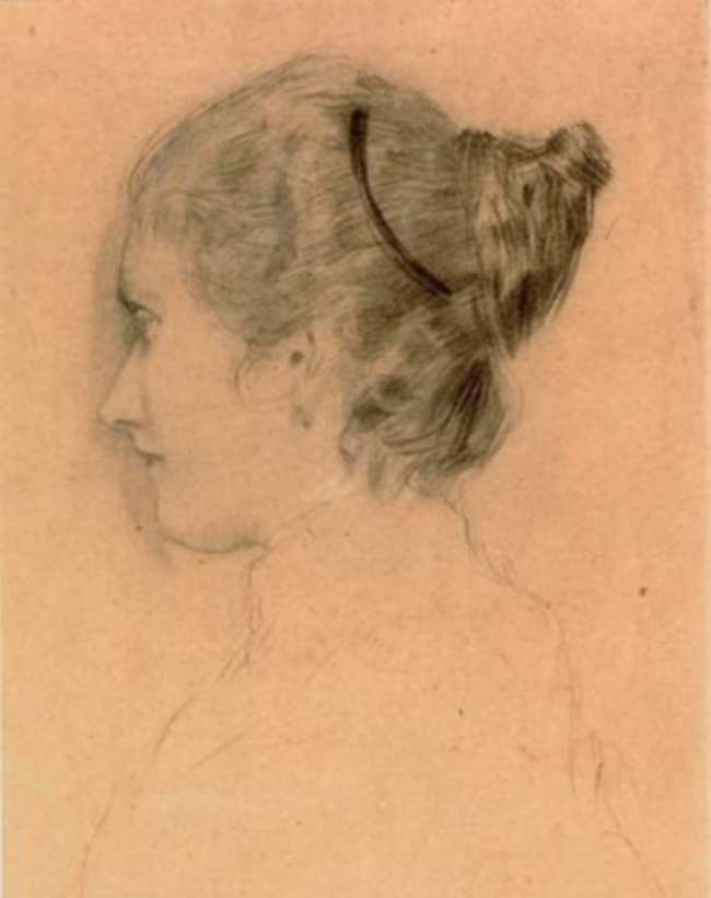 Gustava Klimta szkic do portretu