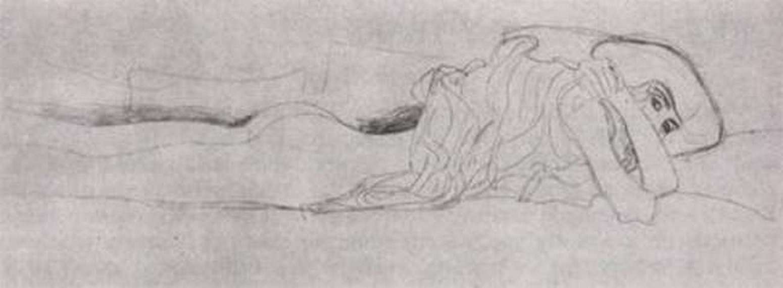 Rysunek Klimta - Węże wodne